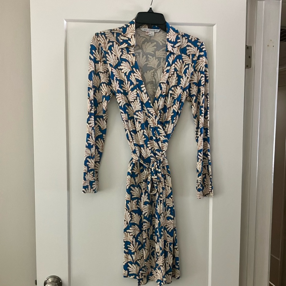 Diane Von Furstenberg New Jeanne Wrap Dress